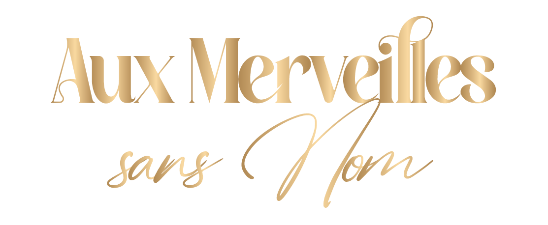 le logo des merveilles sans nom qui représente une vieille dame contenant un poisson géant dans ses bras